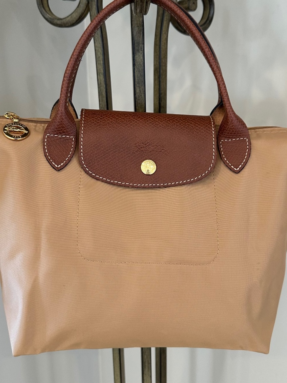 Longchamp Le Pliage Tote Small with Short Handle